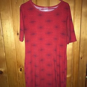 EUC XL Lularoe Julia Dress